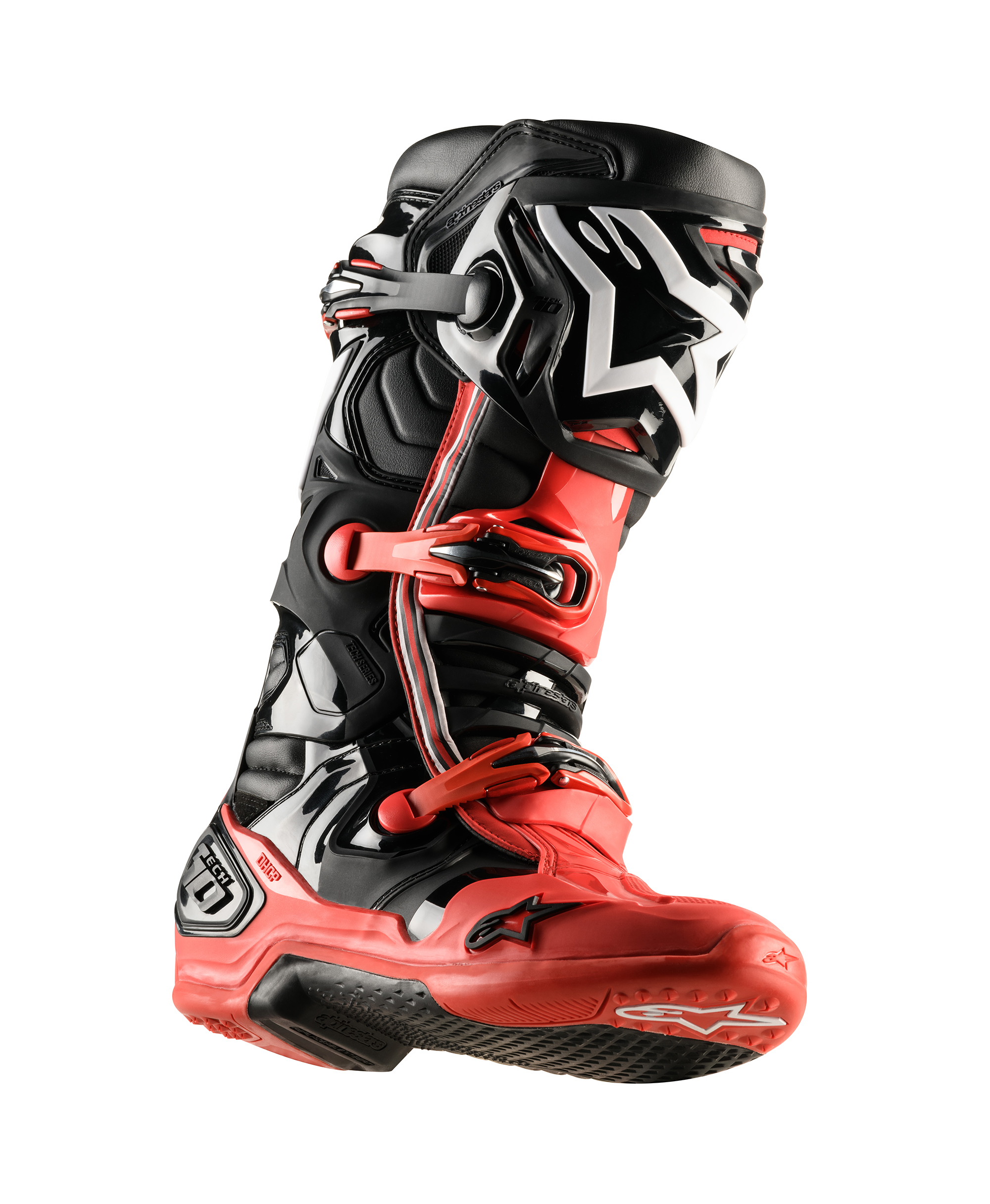 TECH 10 RED BLACK WHITE