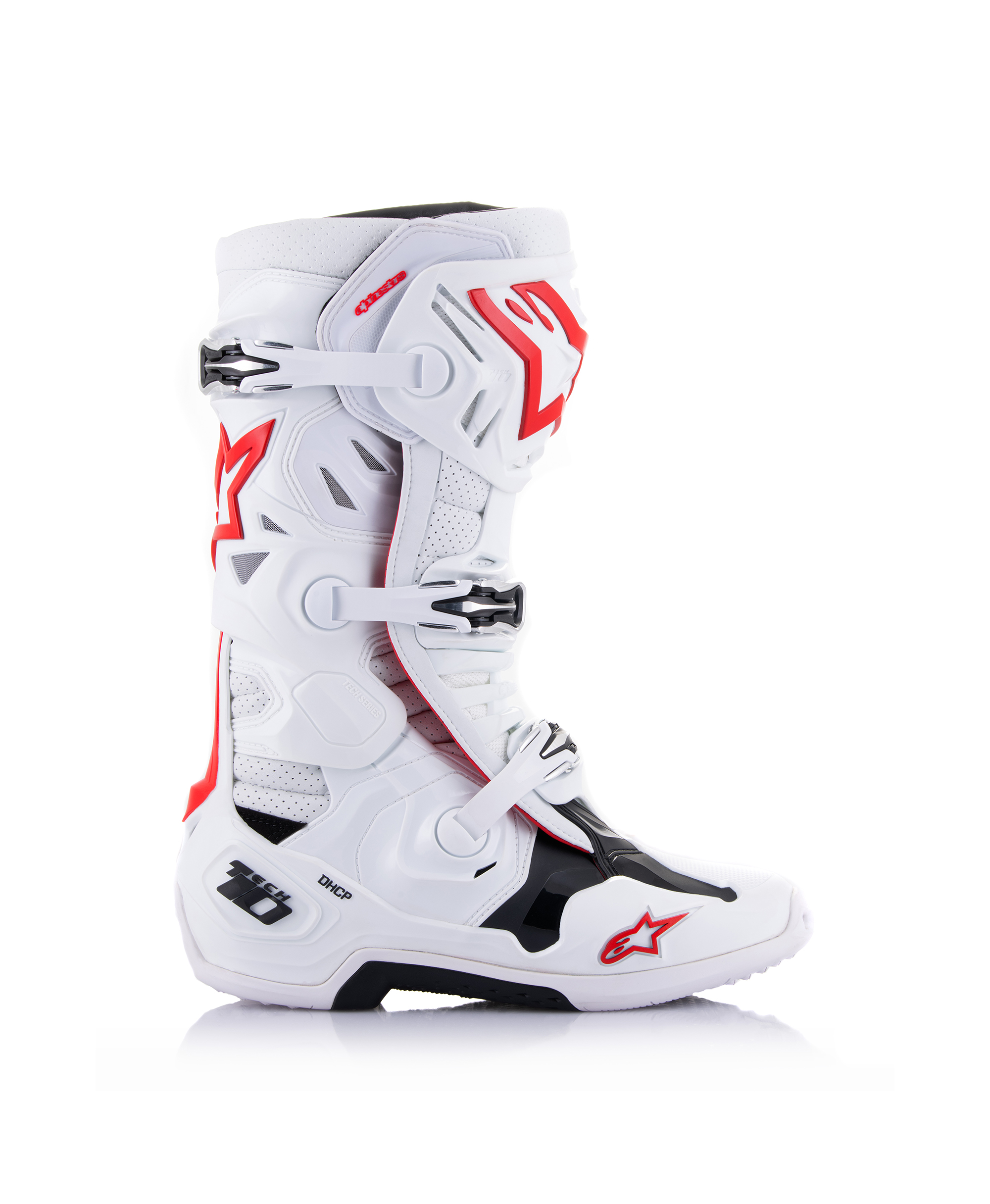 TECH 10 SUPERVENTED WHITE BRIGHT RED