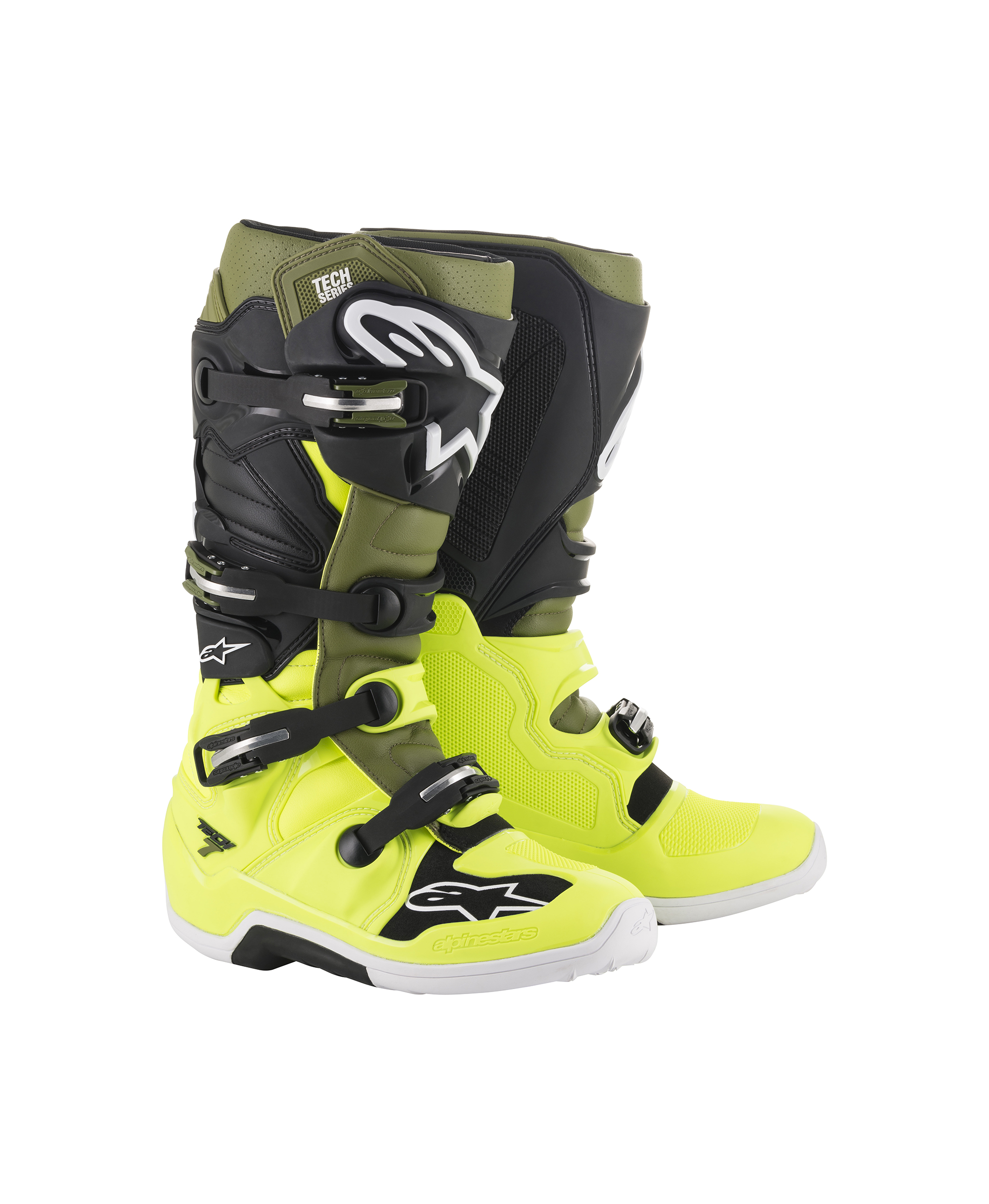 TECH 7 YELLOW FLUO MILITARY GREEN BLK