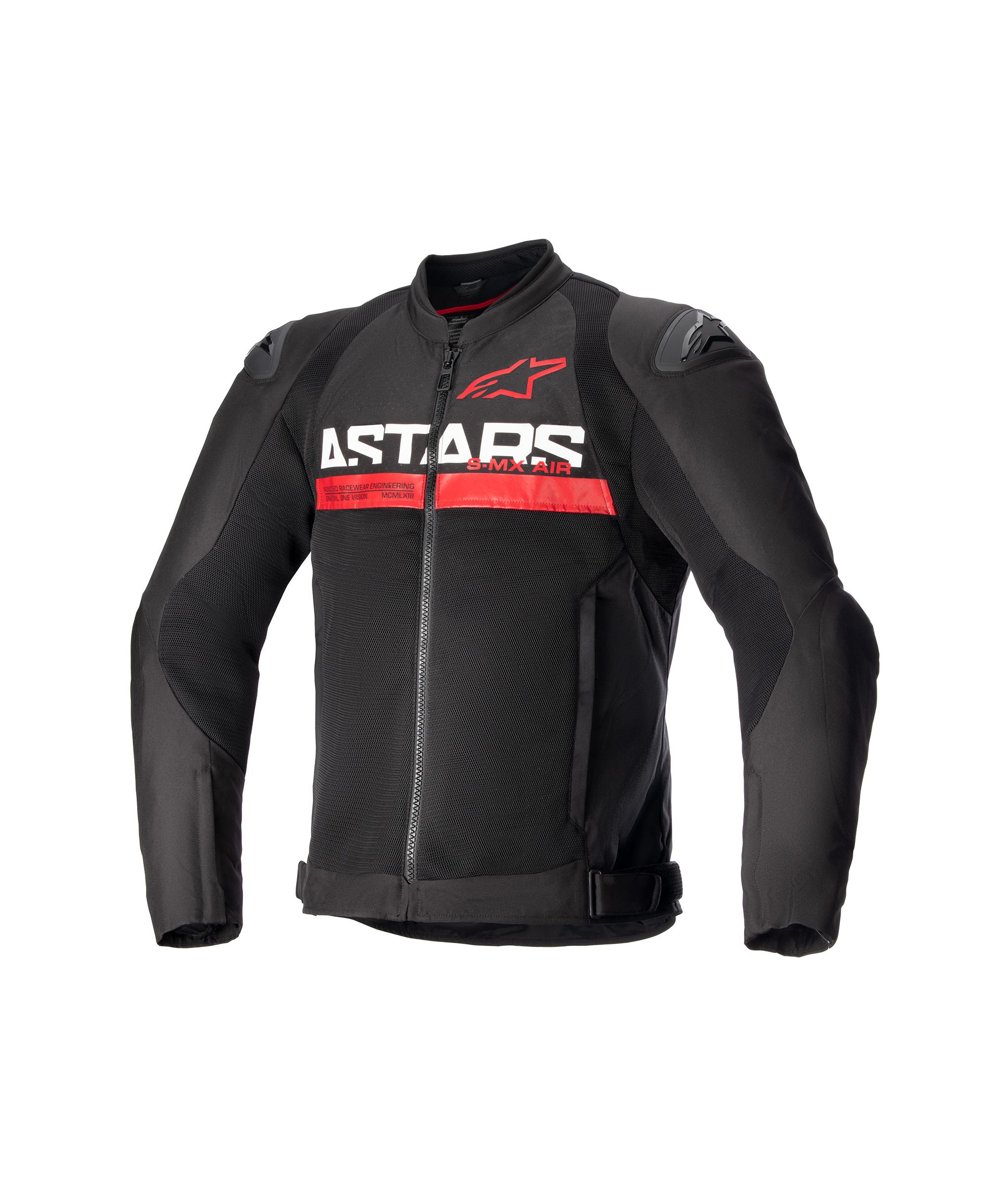 SMX AIR JACKET BLACK BRIGHT RED