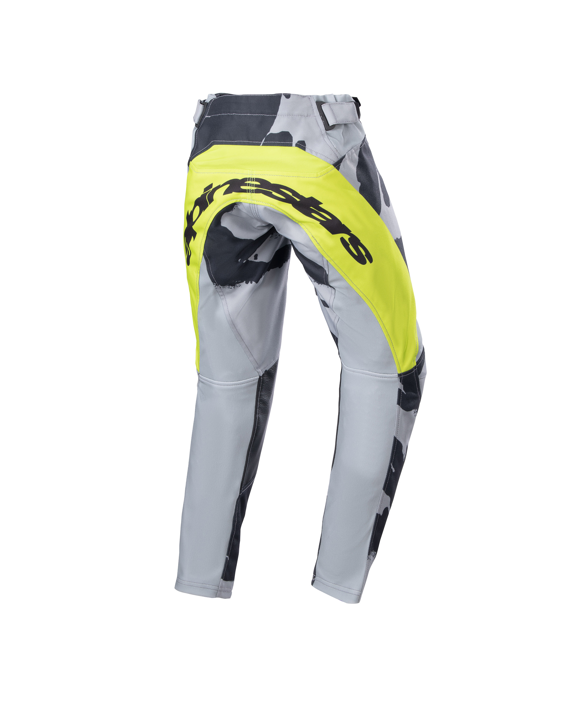 YOUTH RACER TACTICAL PANTS CAST GRAY CAMO YELLOW FLUO