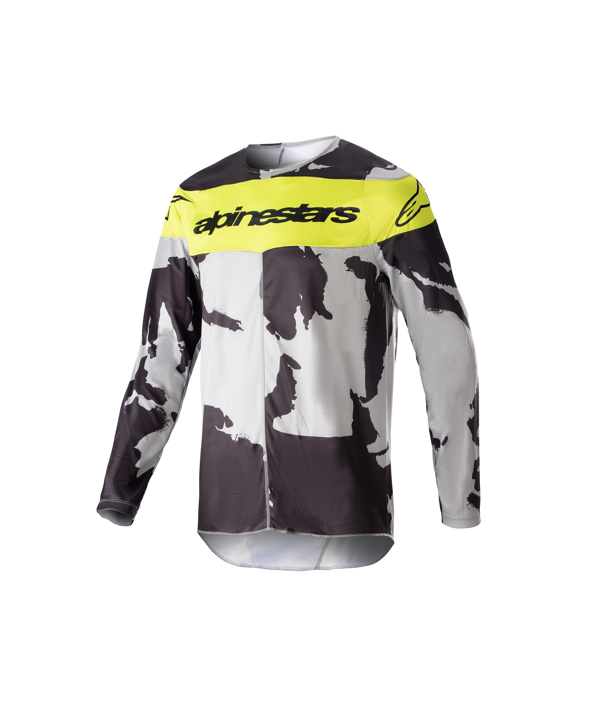 RACER TACTICAL JERSEY CAST GRAY CAMO YELLOW FLUO