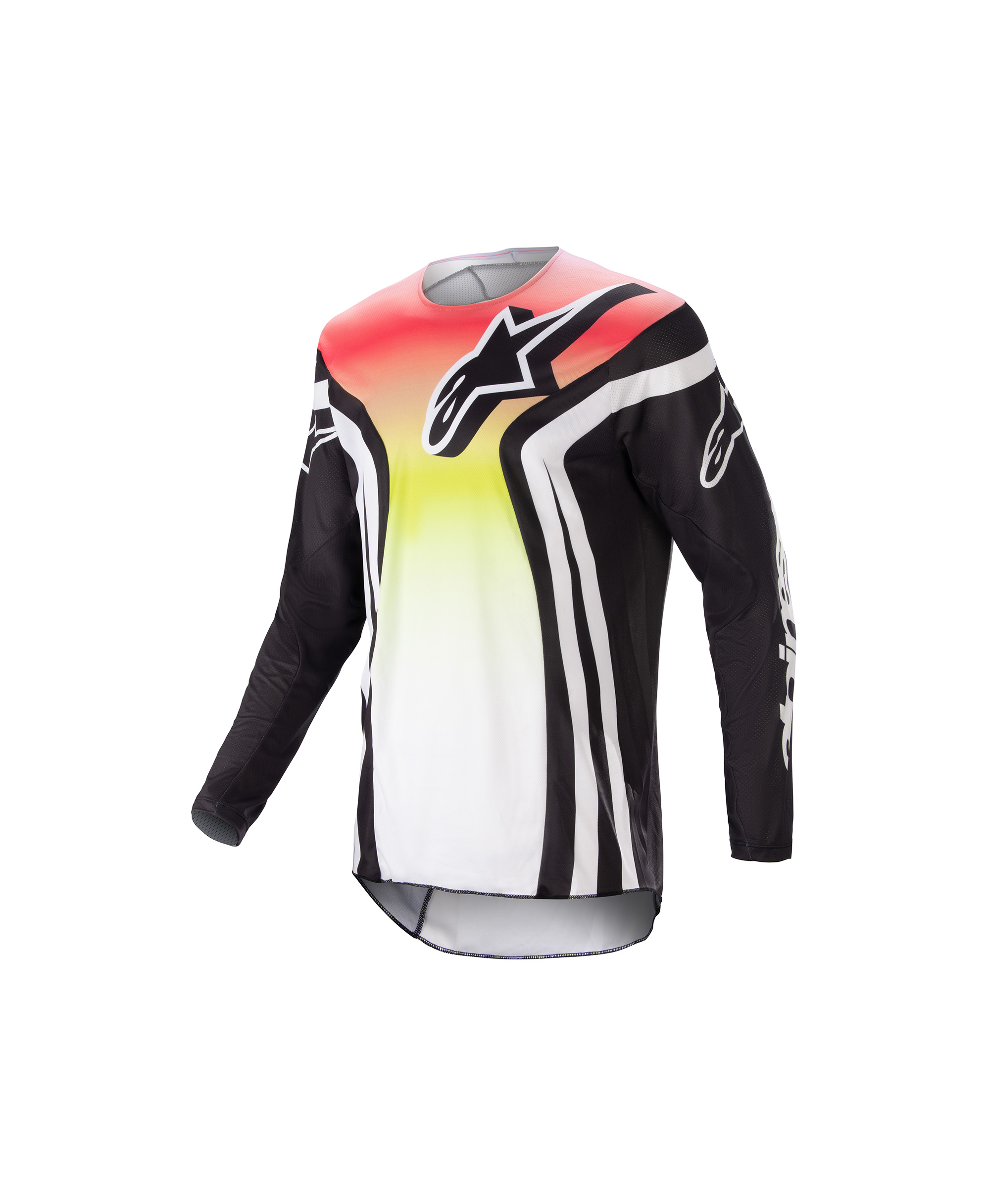 RACER SEMI JERSEY BLACK MULTICOLOR
