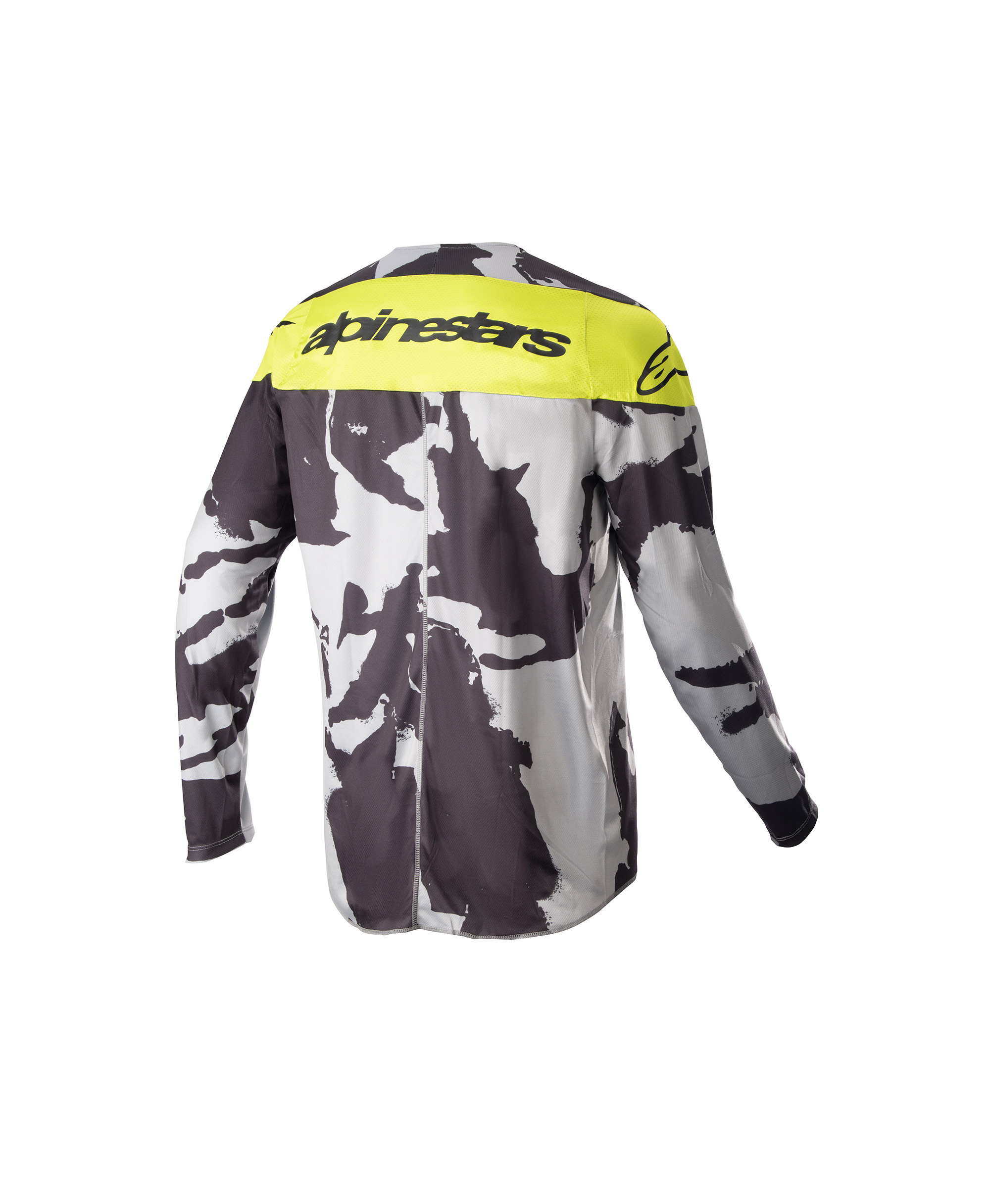YOUTH RACER TACTICAL JERSEY CAST GRAY CAMO YELLOW FLUO