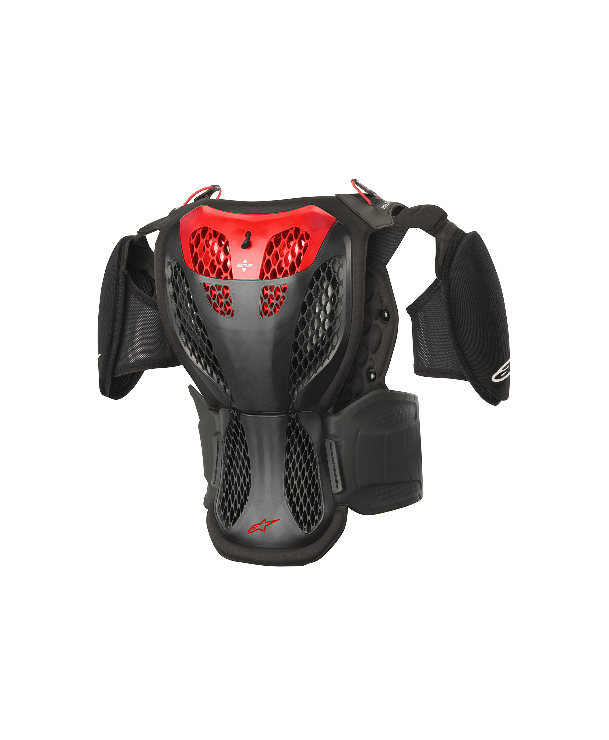 A-5 S YOUTH BODY ARMOUR BLACK RED